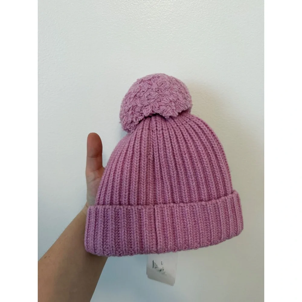Portolano Kids' Chunky Beanie – Rosebloom – Wool Blend – Kids 8-12 – NWT - Picture 5 of 5